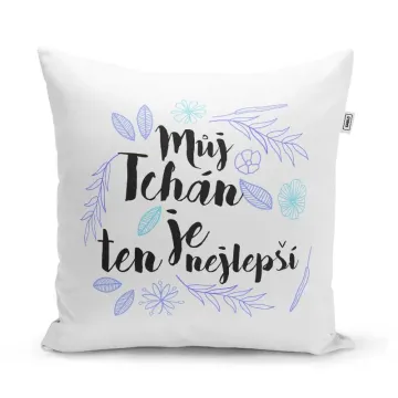 Polštář Můj tchán je ten nejlepší: 40x40 cm