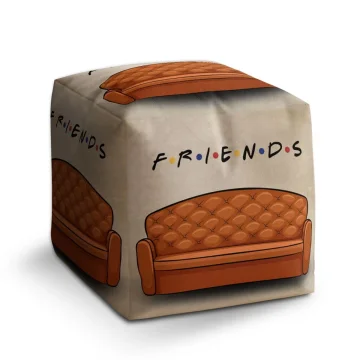 Taburet Cube Seriál přátelé FRIENDS Gauč