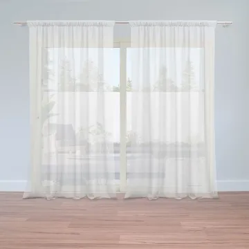 Záclony Bílá: 2ks 150x250cm