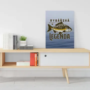 Dárková cedulka Rybářská legenda: 30x40 cm