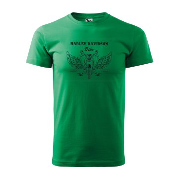 Tričko s potiskem Harley-Davidson S křídly