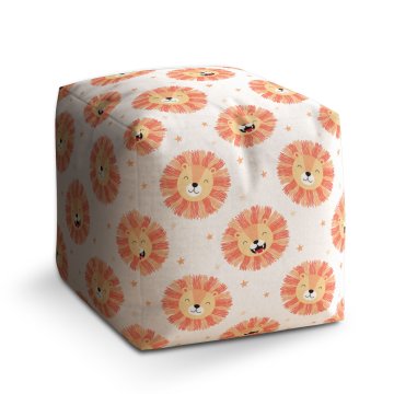 Taburet Cube Lvíčci: 40x40x40 cm
