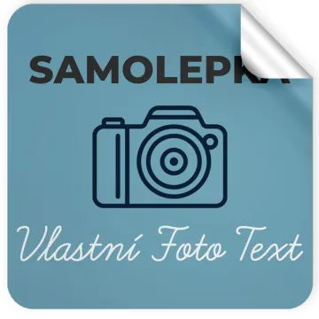 Sada samolepek s vlastním potiskem - 5x5 cm - 10 ks