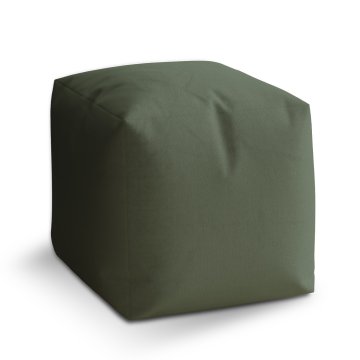 Taburet Cube Vojenská zelená 2: 40x40x40 cm