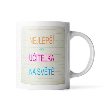 Hrnek Nejlepší paní učitelka na světě