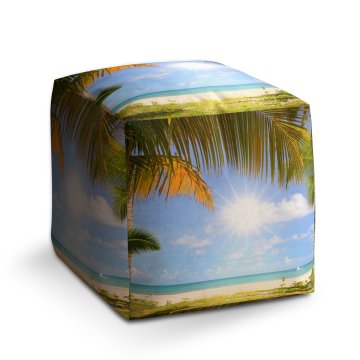 Taburet Cube Pláž: 40x40x40 cm