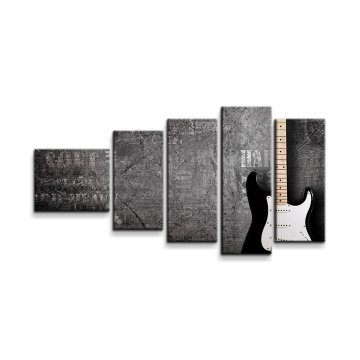 Obraz - 5-dílný Kytara
