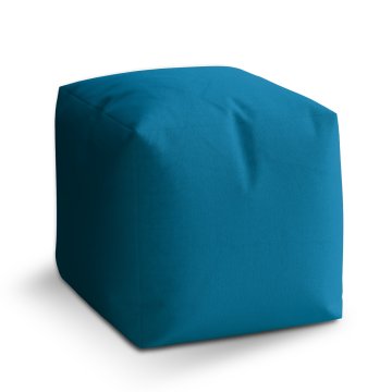 Taburet Cube Safírově modrá: 40x40x40 cm