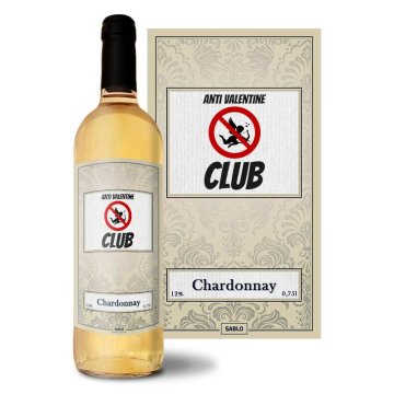 Bílé víno Anti Valentine Club: 0,75 l