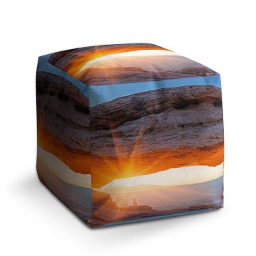 Taburet Cube Příroda 2: 40x40x40 cm