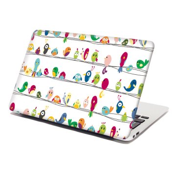 Samolepka na notebook Ptáčci