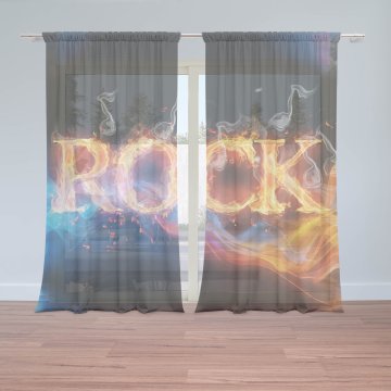 Záclony Rock: 2ks 150x250cm