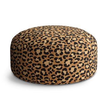 Taburet Circle Gepardí vzor: 40x50 cm
