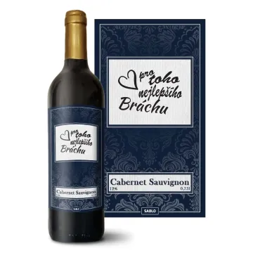 Červené víno Pro toho nejlepšího bráchu: 0,75 l 