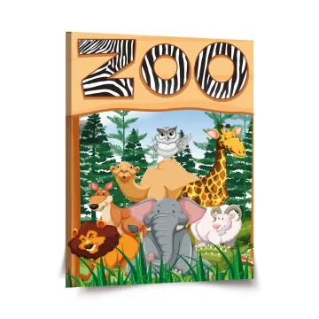 Obraz Zoo: 110x50 cm