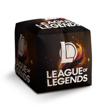 Taburet Cube League of Legends Abstract: 40x40x40 cm
