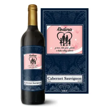Červené víno Rodina: 0,75 l