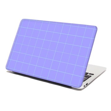 Samolepka na notebook Čtvercový vzor fialové
