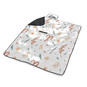 Vánoční plážová deka Sváteční dílna: 200x140 cm