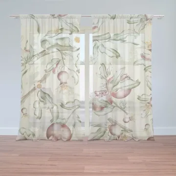Záclony Ovocný akvarel: 2ks 150x250cm