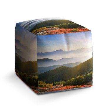 Taburet Cube Příroda: 40x40x40 cm