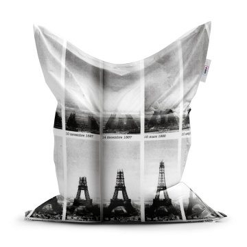 Sedací vak Classic Eiffelova věž stavba