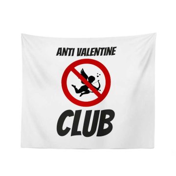 Deka Anti Valentine Club: 150x120 cm