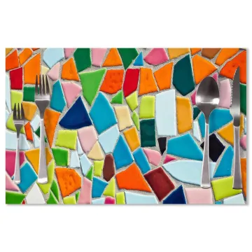 Prostírání Barevná mozaika: 40x30cm