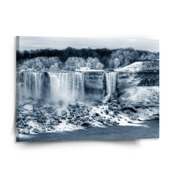 Obraz Černobílý vodopád