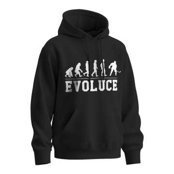 Mikina s potiskem Evoluce hokejisty