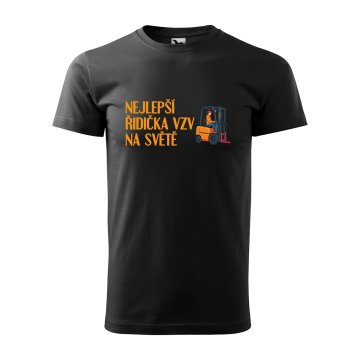 Tričko s potiskem Nejlepší řidička VZV na světě