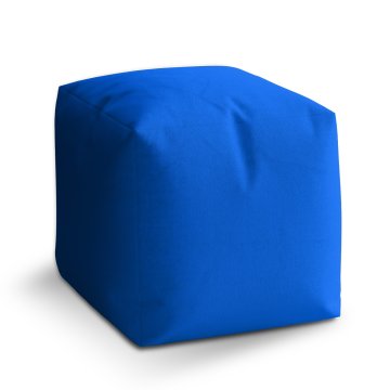 Taburet Cube Královská modrá: 40x40x40 cm