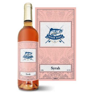 Růžové víno Rybář roku: 0,75 l