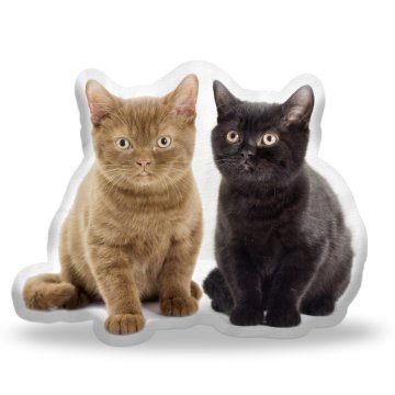 3D polštář ve tvaru Kočičky