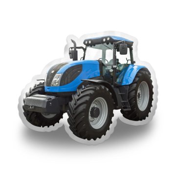 3D polštář ve tvaru Traktor