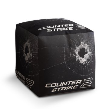 Taburet Cube Counster Strike 2 Průstřel: 40x40x40 cm
