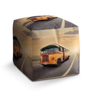 Taburet Cube Autobus veterán: 40x40x40 cm