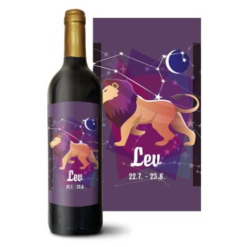 Červené víno Lev: 0,75 l 