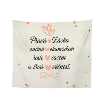 Deka Pravá láska: 150x120 cm