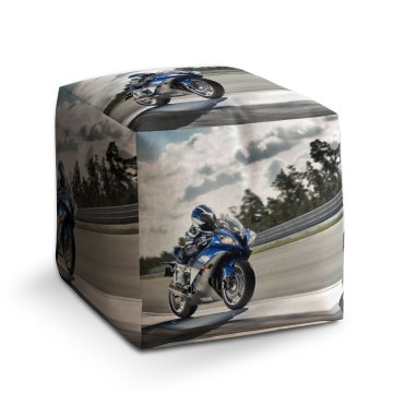 Taburet Cube Motorkář: 40x40x40 cm