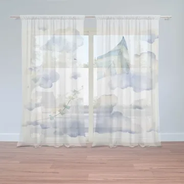 Záclony Bezstarostný den: 2ks 150x250cm