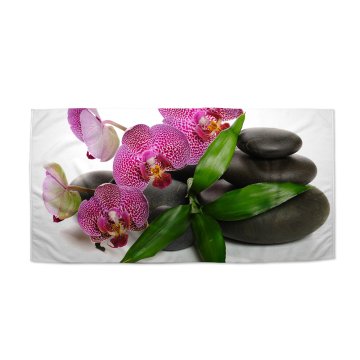 Ručník Orchideje a kameny