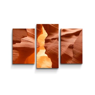 Obraz - 3-dílný Skály v poušti