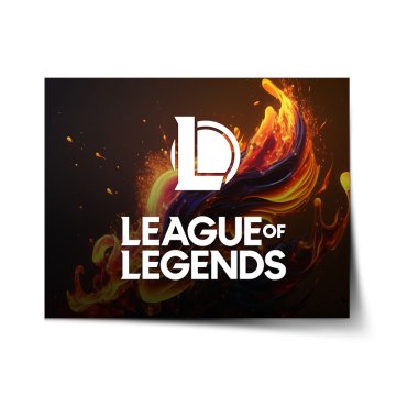 Plakát League of Legends Abstract