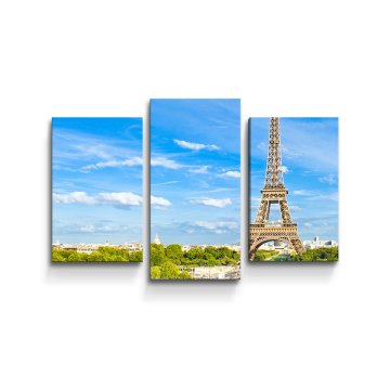 Obraz - 3-dílný Eiffel Tower 5
