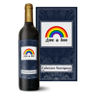 Červené víno Love is love 2: 0,75 l 
