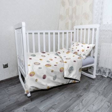 Dětsk&eacute; povlečen&iacute; do post&yacute;lky Galaktick&eacute; bubliny