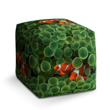 Taburet Cube Klaun očkatý: 40x40x40 cm