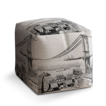 Taburet Cube Stavba mostu: 40x40x40 cm