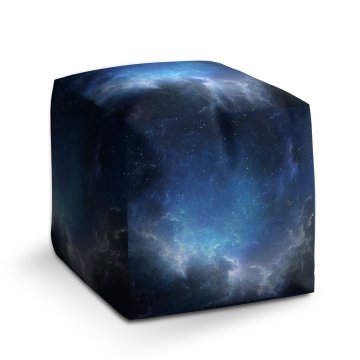 Taburet Cube Hvězdné nebe: 40x40x40 cm